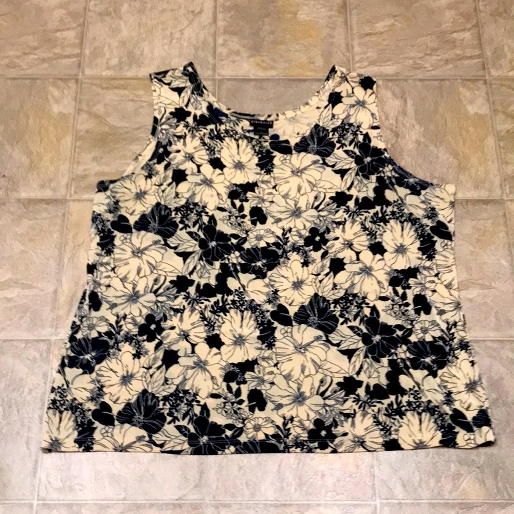 Citiknits slinky tank top. 1X. EUC.